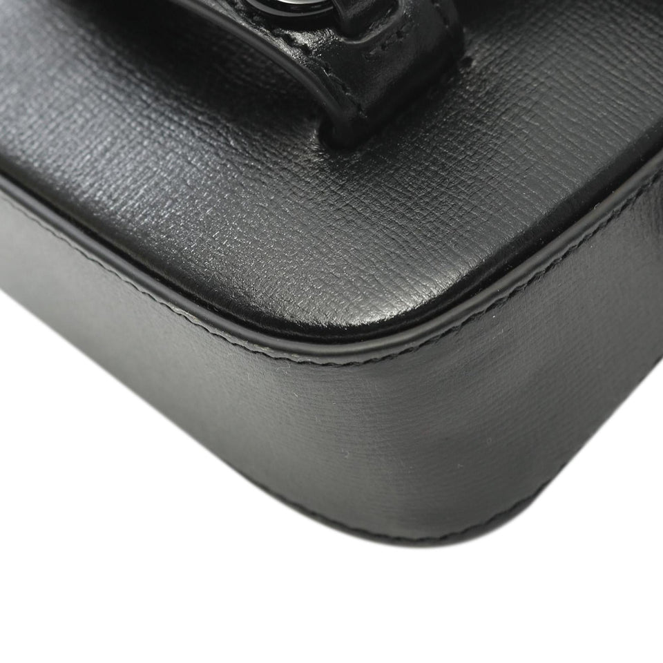 Gucci Mini Leather Horsebit 1955 Web Satchel