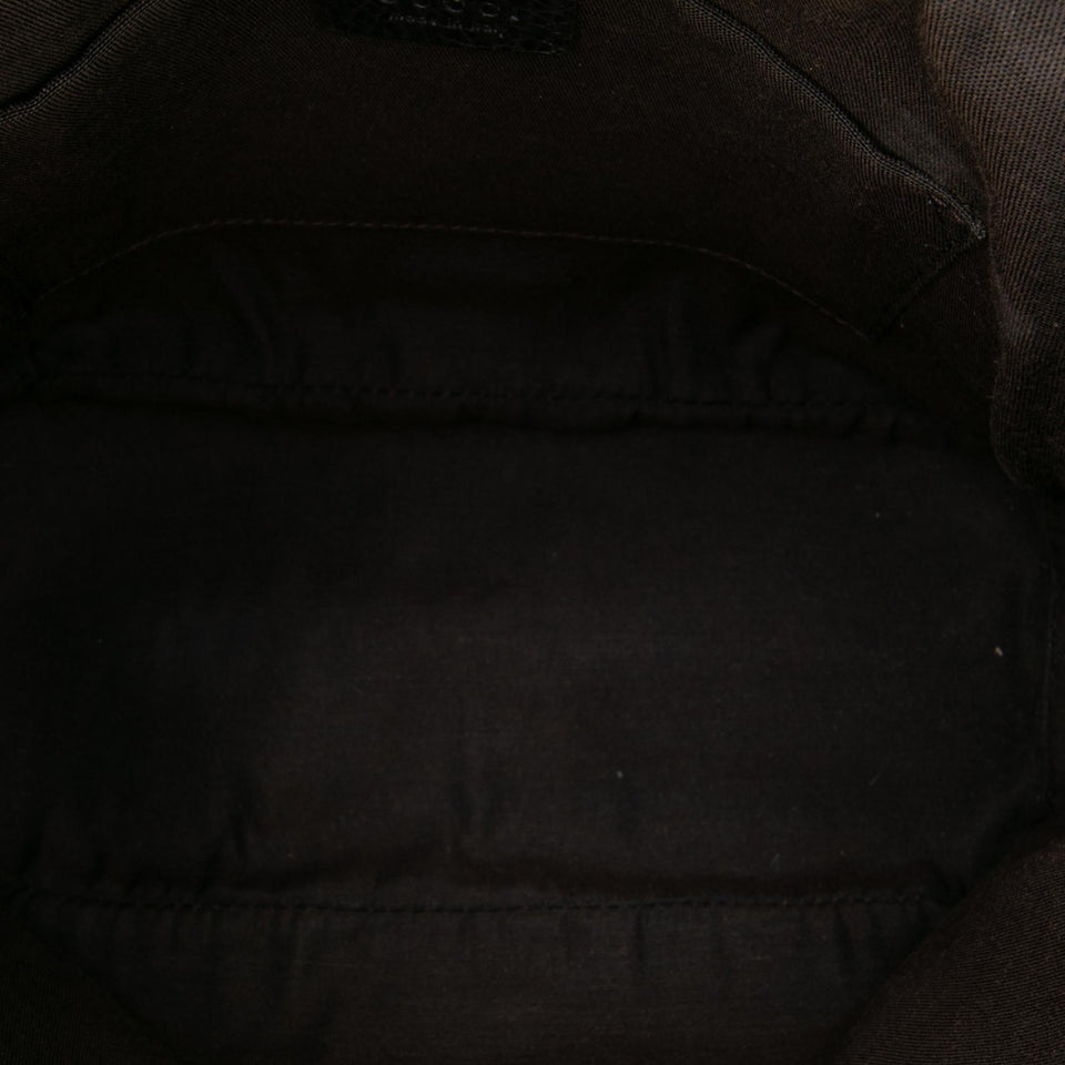 Gucci Mini Leather Web Dome Satchel