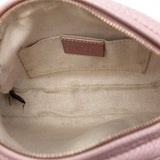 Gucci Mini Metallic Pebbled Calfskin Soho Chain Crossbody