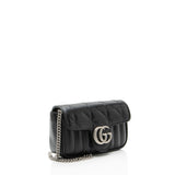 Gucci Mixed Matelasse Leather GG Marmont Aria Mini Flap Bag