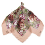 Gucci Modal Silk GG Blooms 140cm Shawl