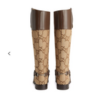 Gucci KNEE HIGH BOOT WITH HARNESS