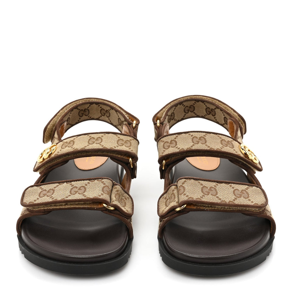 Gucci GG SUPREME MORITZ SANDALS
