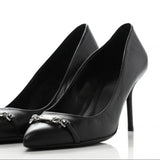 Gucci NAPPA LEATHER MOOREA MOALITA MID HEEL PUMPS