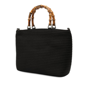 Gucci Nylon Bamboo Satchel
