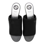 Gucci Nylon Interlocking G Heel Greta Mules - Size 9.5 / 39.5
