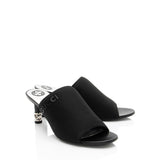 Gucci Nylon Interlocking G Heel Greta Mules - Size 9.5 / 39.5