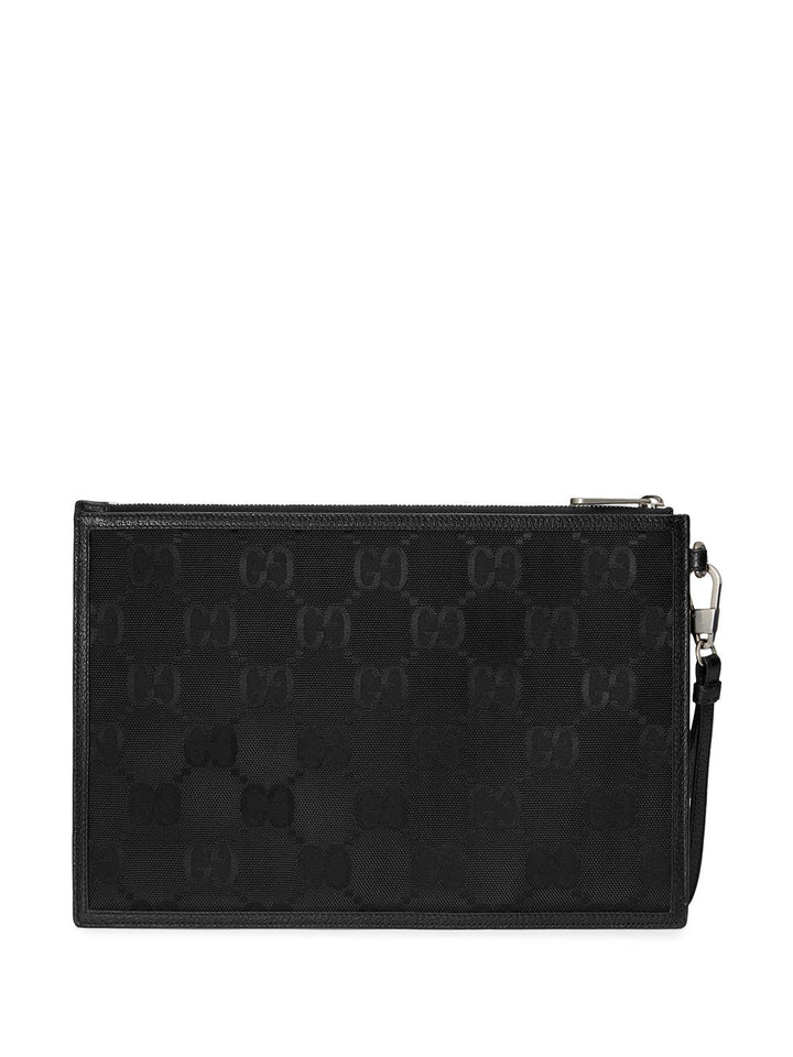 Gucci GG SUPREME OFF THE GRID POUCH WRISTLET
