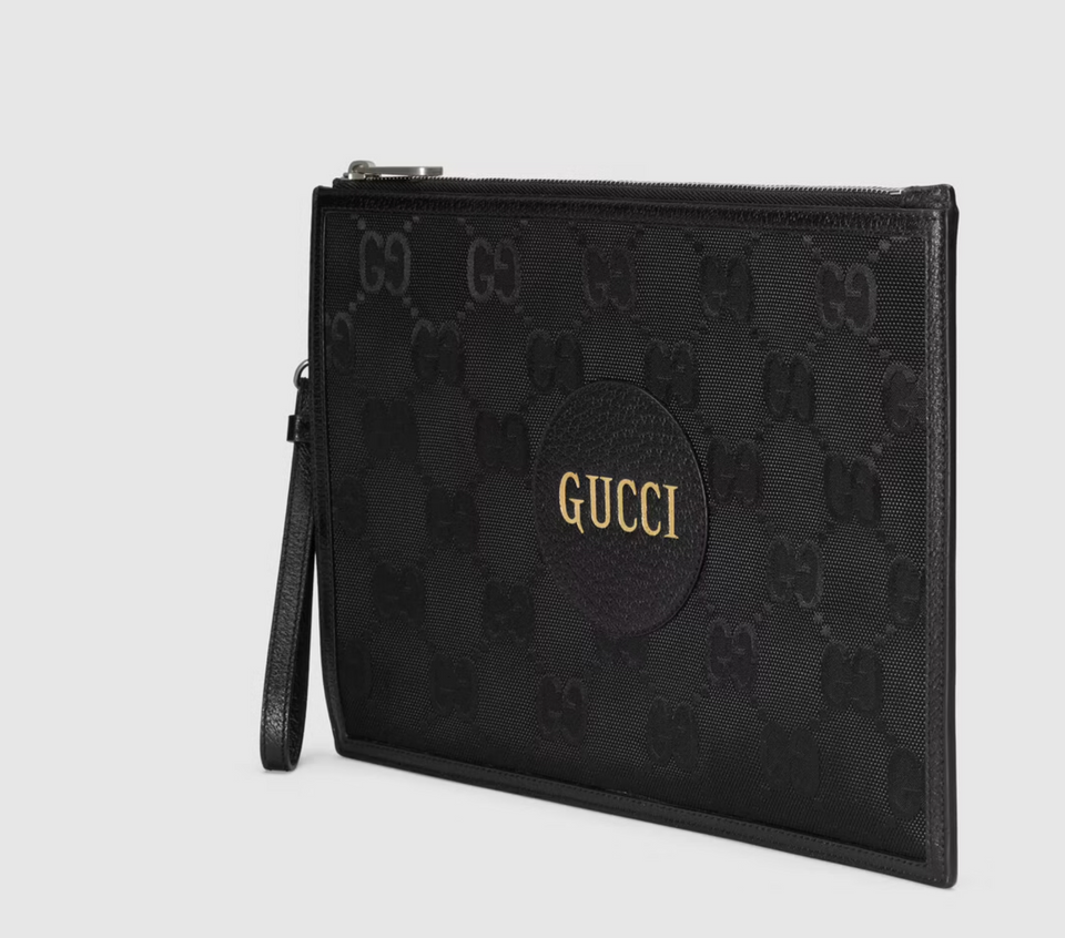 Gucci GG SUPREME OFF THE GRID POUCH WRISTLET