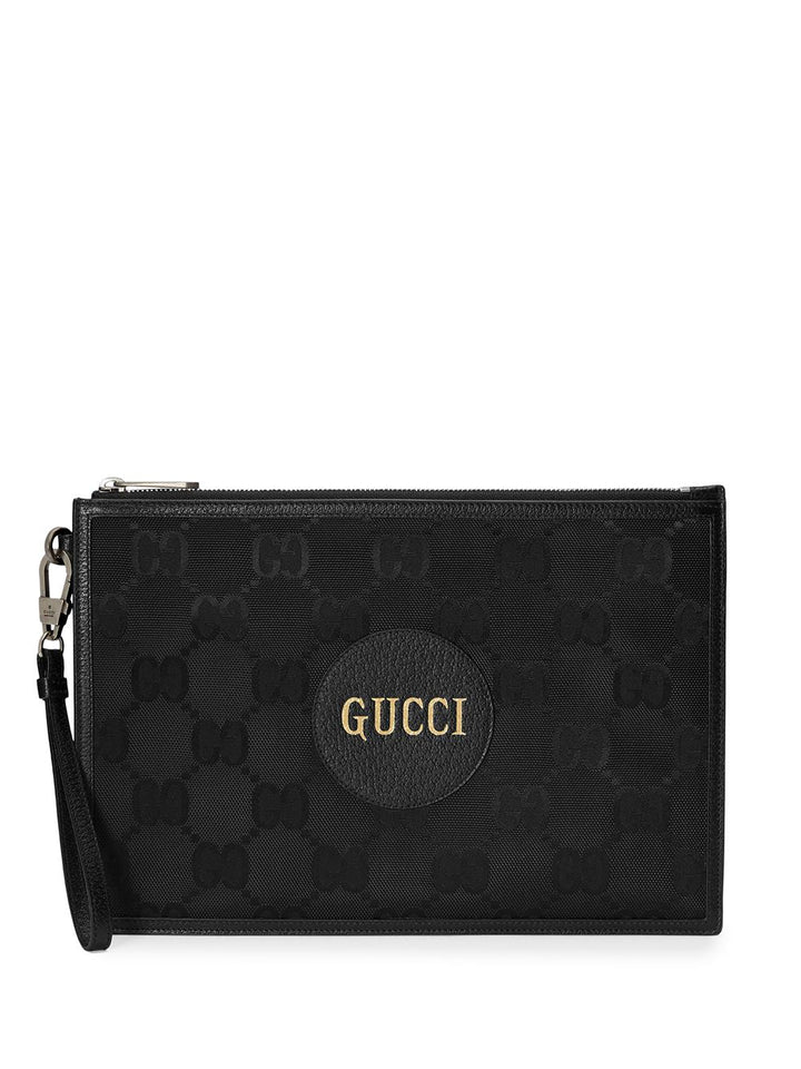 Gucci GG SUPREME OFF THE GRID POUCH WRISTLET