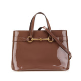 Gucci Patent Bright Bit Satchel