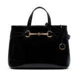 Gucci Patent Bright Bit Satchel