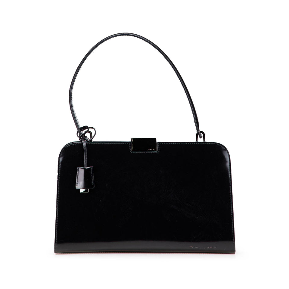 Gucci Patent Frame Handbag