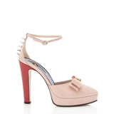 Gucci Patent Leather Spiked Sadie Pumps - Size 10 / 40