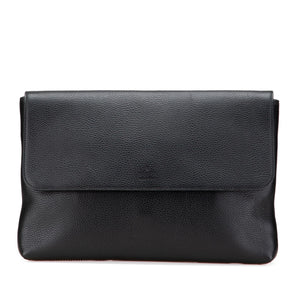 Gucci Pebbled Calfskin Portfolio Clutch
