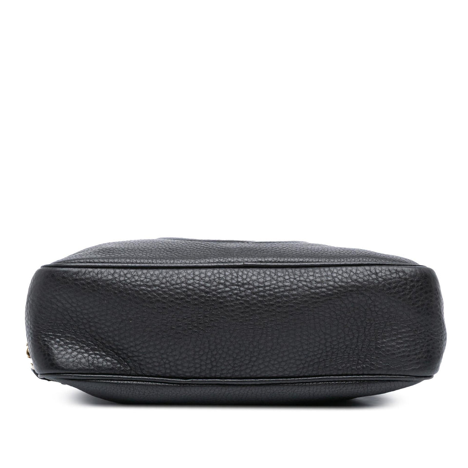 Gucci Pebbled Leather Soho Chain Zip Shoulder Bag