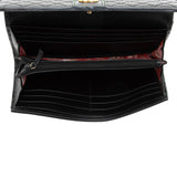 Gucci Quilted Leather GG Marmont Web Trapuntata Continental Wallet