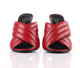Gucci Resort Webby Mule Sandal Heels