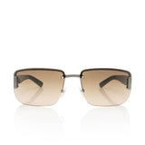 Gucci Rimless Web Rectangular Sunglasses