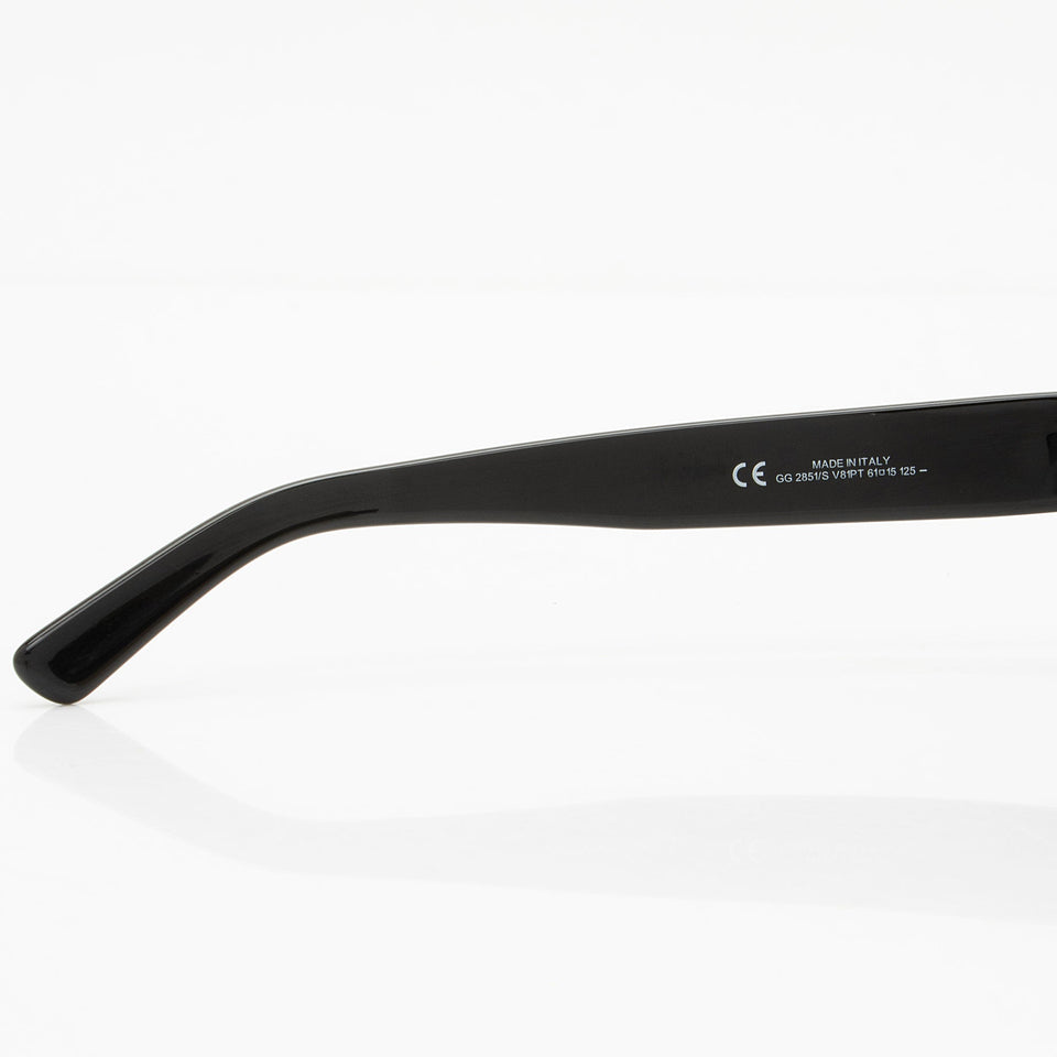 Gucci Rimless Web Rectangular Sunglasses