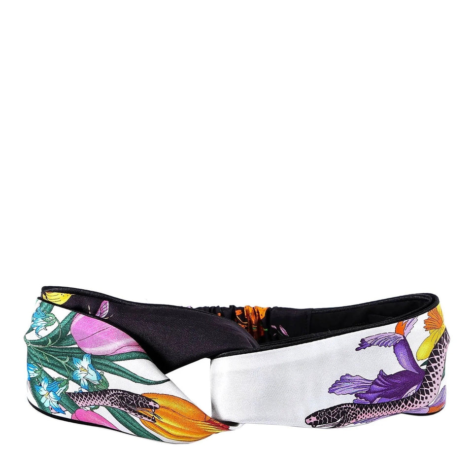Gucci SILK FLORAL HEADBAND