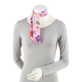 Gucci Silk GG Flora Twilly Scarf