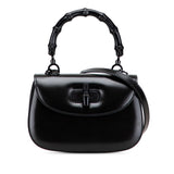 Gucci Small Calfskin 1947 Bamboo Top Handle Bag