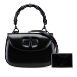 Gucci Small Calfskin 1947 Bamboo Top Handle Bag