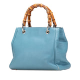 Gucci Small Calfskin Bamboo Shopper Satchel
