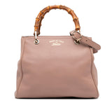 Gucci Small Calfskin Bamboo Shopper Satchel
