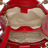 Gucci Small Calfskin Bamboo Shopper Satchel