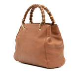 Gucci Small Calfskin Bamboo Shopper Satchel