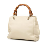 Gucci Small Calfskin Bamboo Shopper Satchel