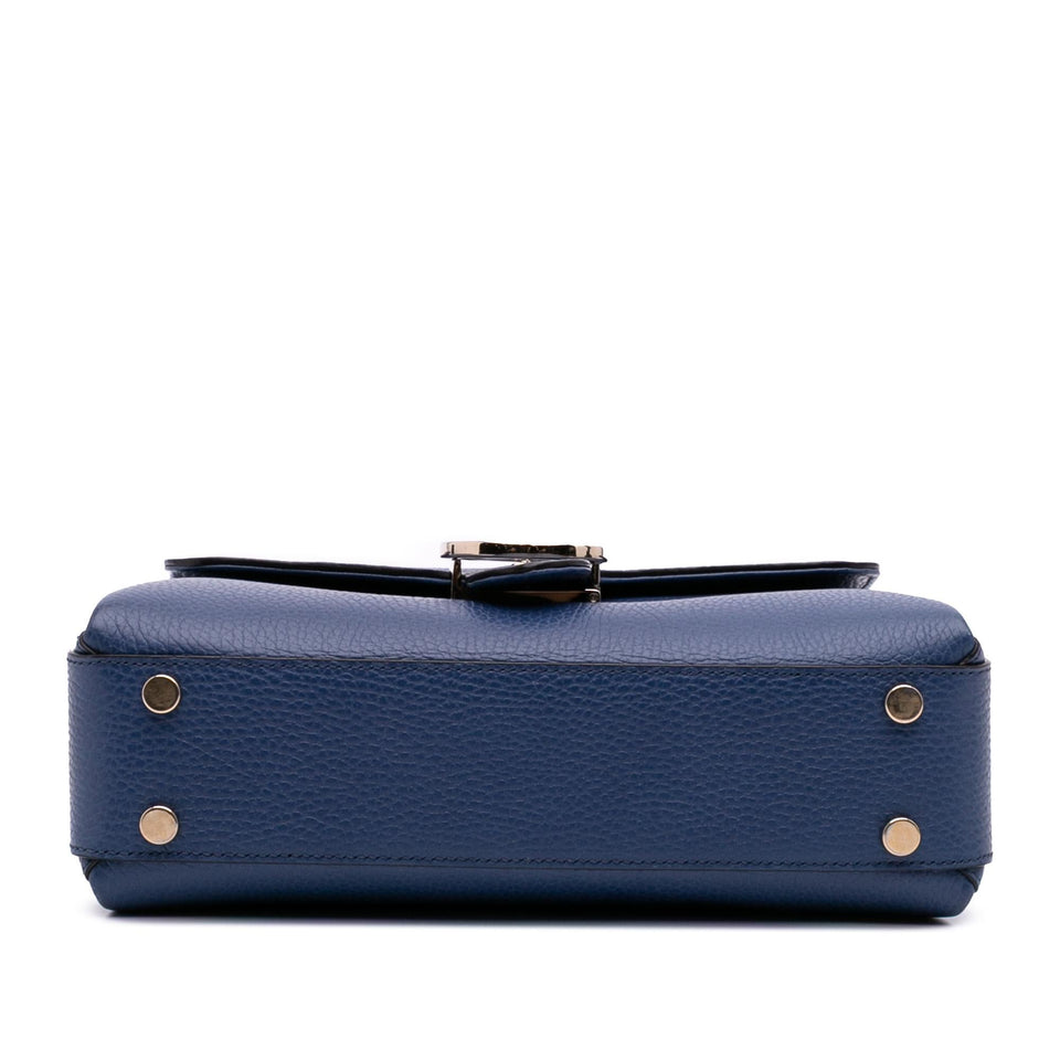 Gucci Small Dollar Calf Interlocking G Satchel