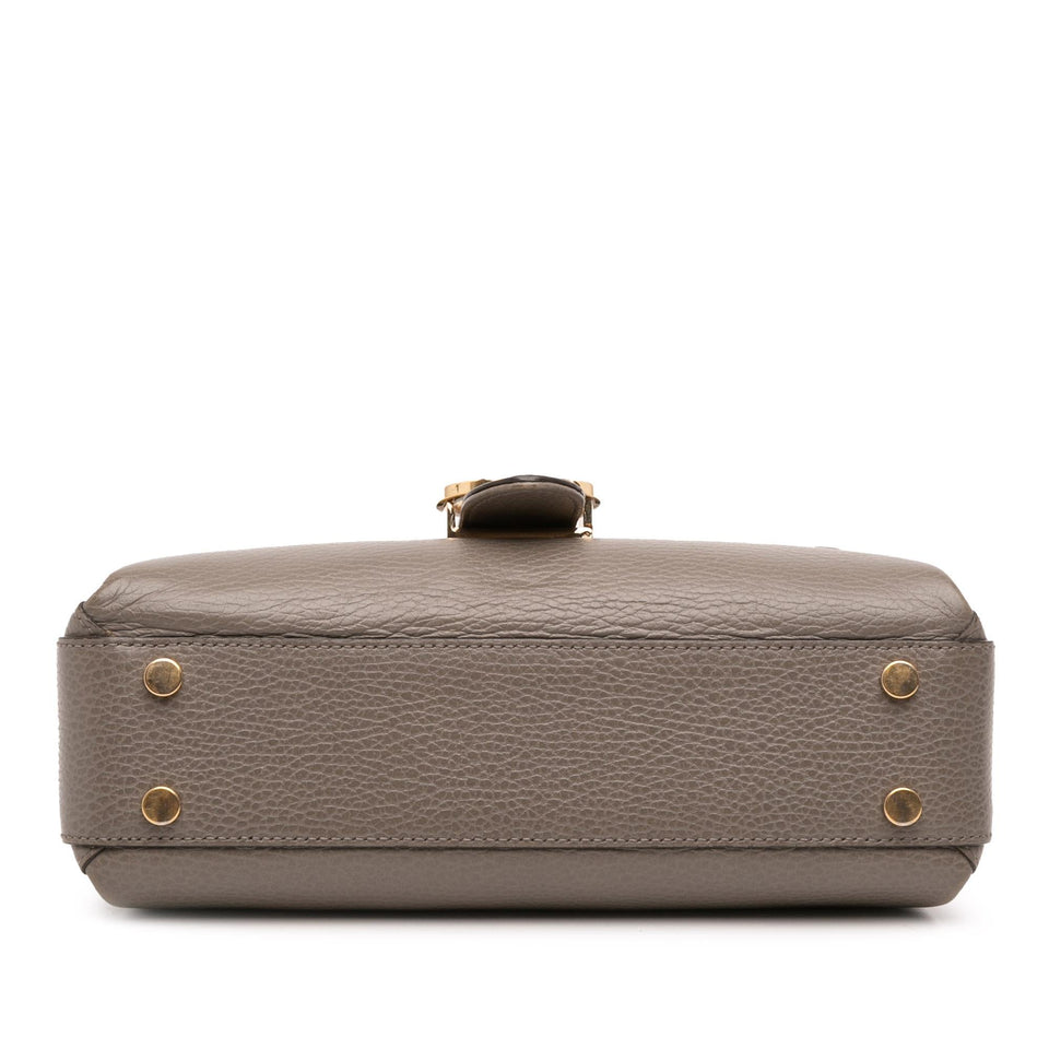 Gucci Small Dollar Calf Interlocking G Satchel