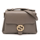 Gucci Small Dollar Calf Interlocking G Satchel