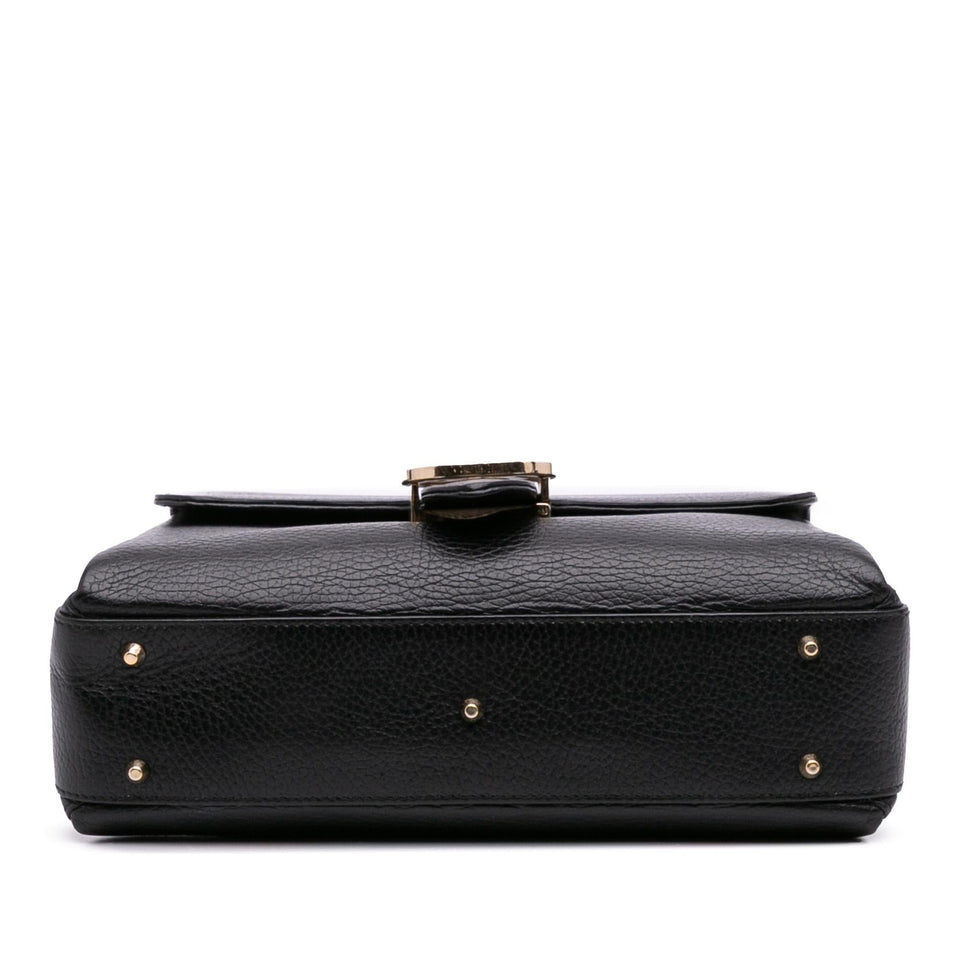 Gucci Small Dollar Calf Interlocking G Satchel