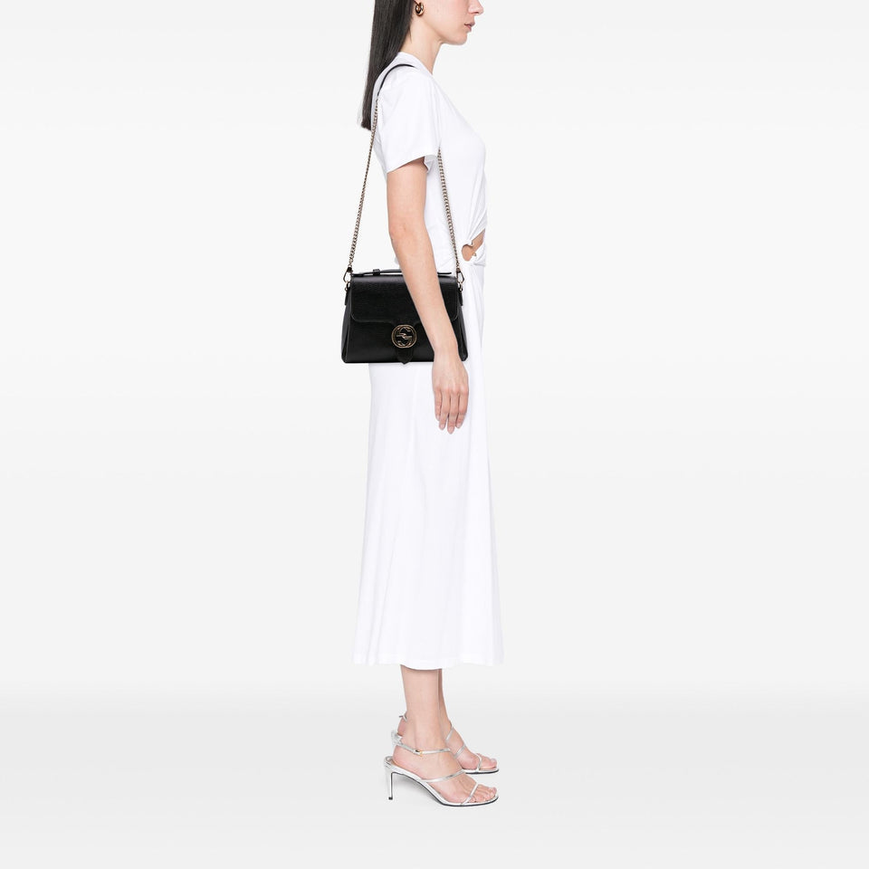 Gucci Small Dollar Calf Interlocking G Satchel