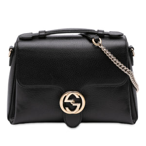 Gucci Small Dollar Calf Interlocking G Satchel