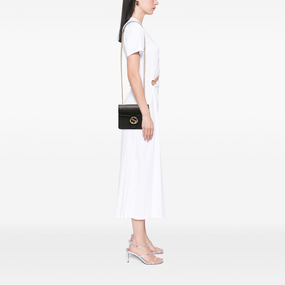 Gucci Small Dollar Calfskin Interlocking G Crossbody