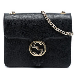 Gucci Small Dollar Calfskin Interlocking G Crossbody