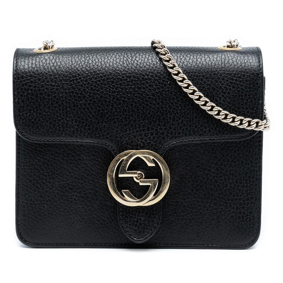 Gucci Small Dollar Calfskin Interlocking G Crossbody