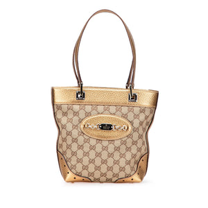 Gucci Small GG Canvas Punch Tote