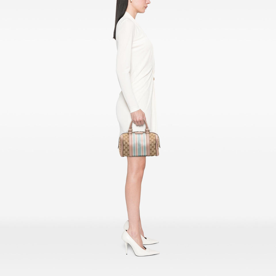 Gucci Small GG Canvas Web Joy Boston Bag