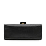 Gucci Small GG Marmont Grained Calfskin Top Handle Satchel