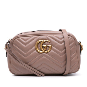 Gucci Small GG Marmont Matelasse Leather Crossbody