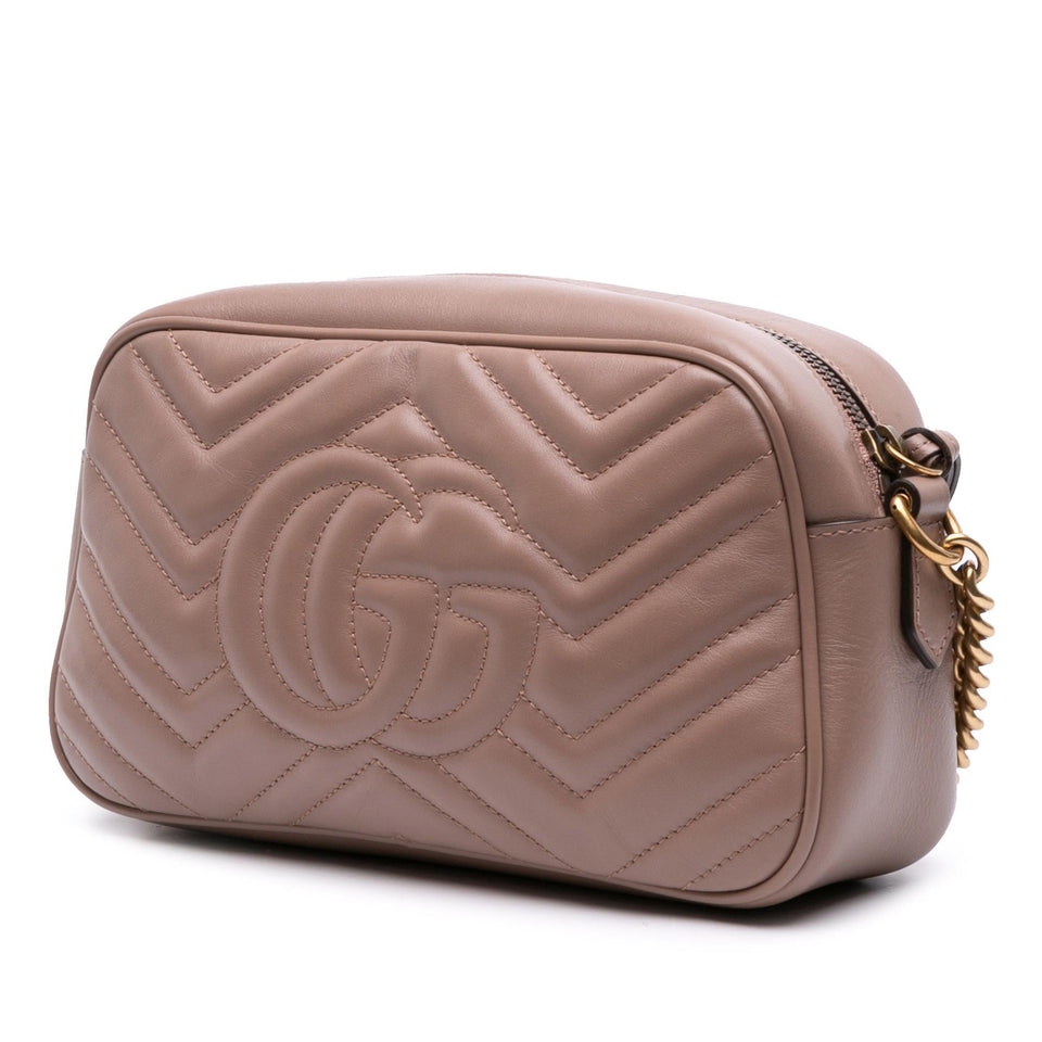Gucci Small GG Marmont Matelasse Leather Crossbody