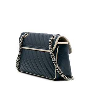 Gucci Small GG Marmont Matelasse Leather Torchon Flap Crossbody