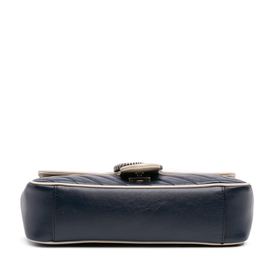 Gucci Small GG Marmont Matelasse Leather Torchon Flap Crossbody