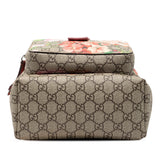 Gucci Small GG Supreme Blooms Single Buckle Backpack